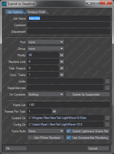 Lightwave — Deadline 10.2.1.1 documentation